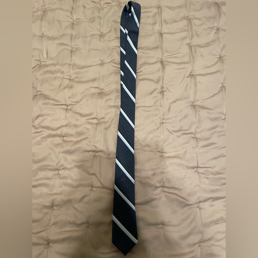 Nordstrom Blue and White Striped Tie